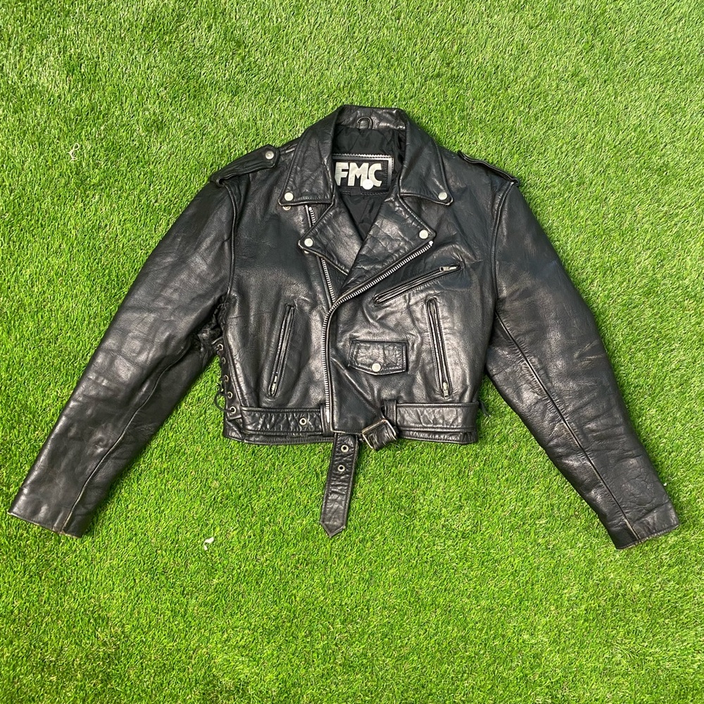 FMC Black Leather Jacket